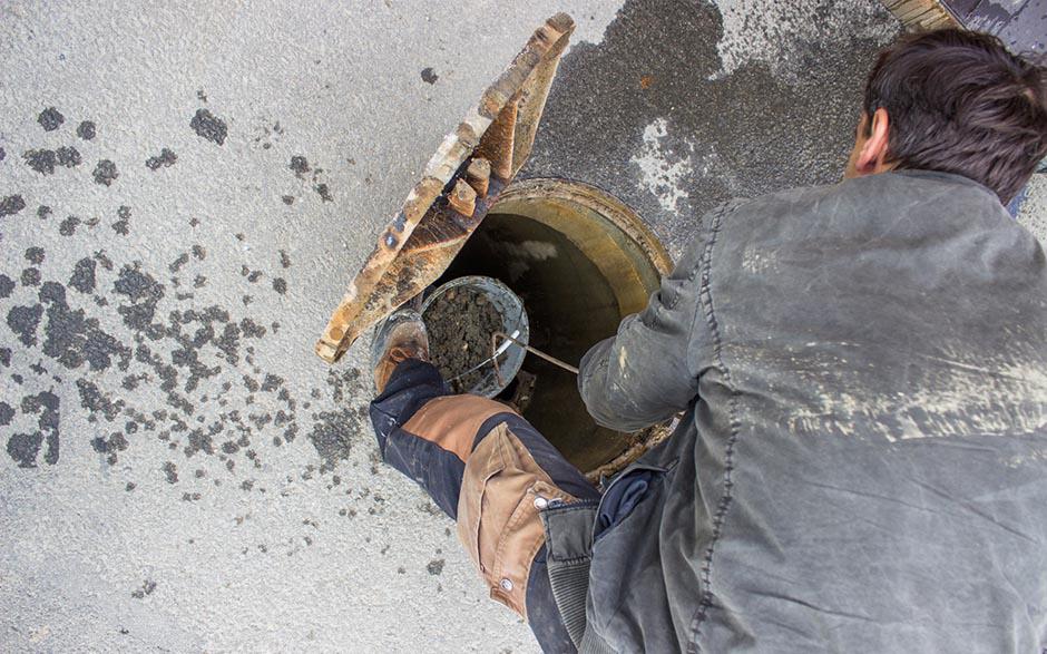 canalisation assainissement Aubergenville